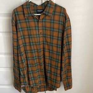 mens BONOBOS stretch lightweight flannel shirt